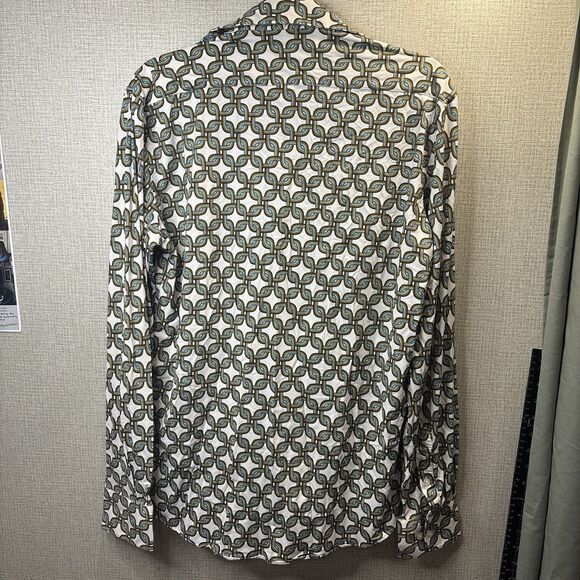RRD by Roberto Ricci Designs Performance Button Up Men's Size 52 Geometric Chain - Picture 7 of 13
